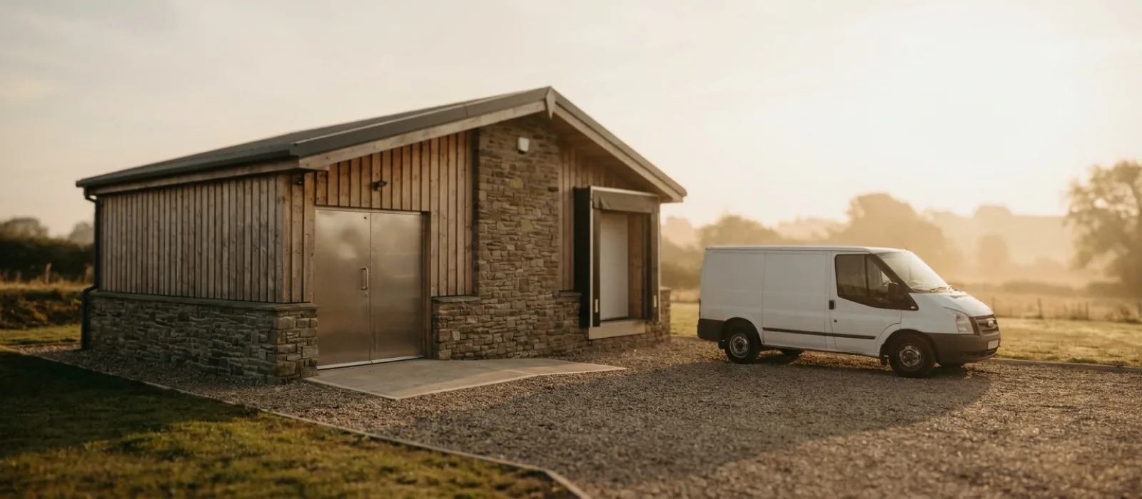 A clean small-scale livestock processing facility